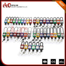 Elecpopular Made In China ISO Standard Couleur Verrouillage de sécurité en option Cadenas